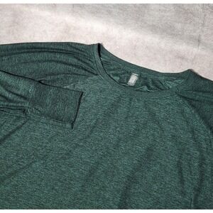 women's BEYOND YOGA Featherweight Daydreamer Pullover Tee forest Green Pine sz M